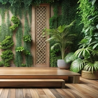 Jardines verticales y celosías